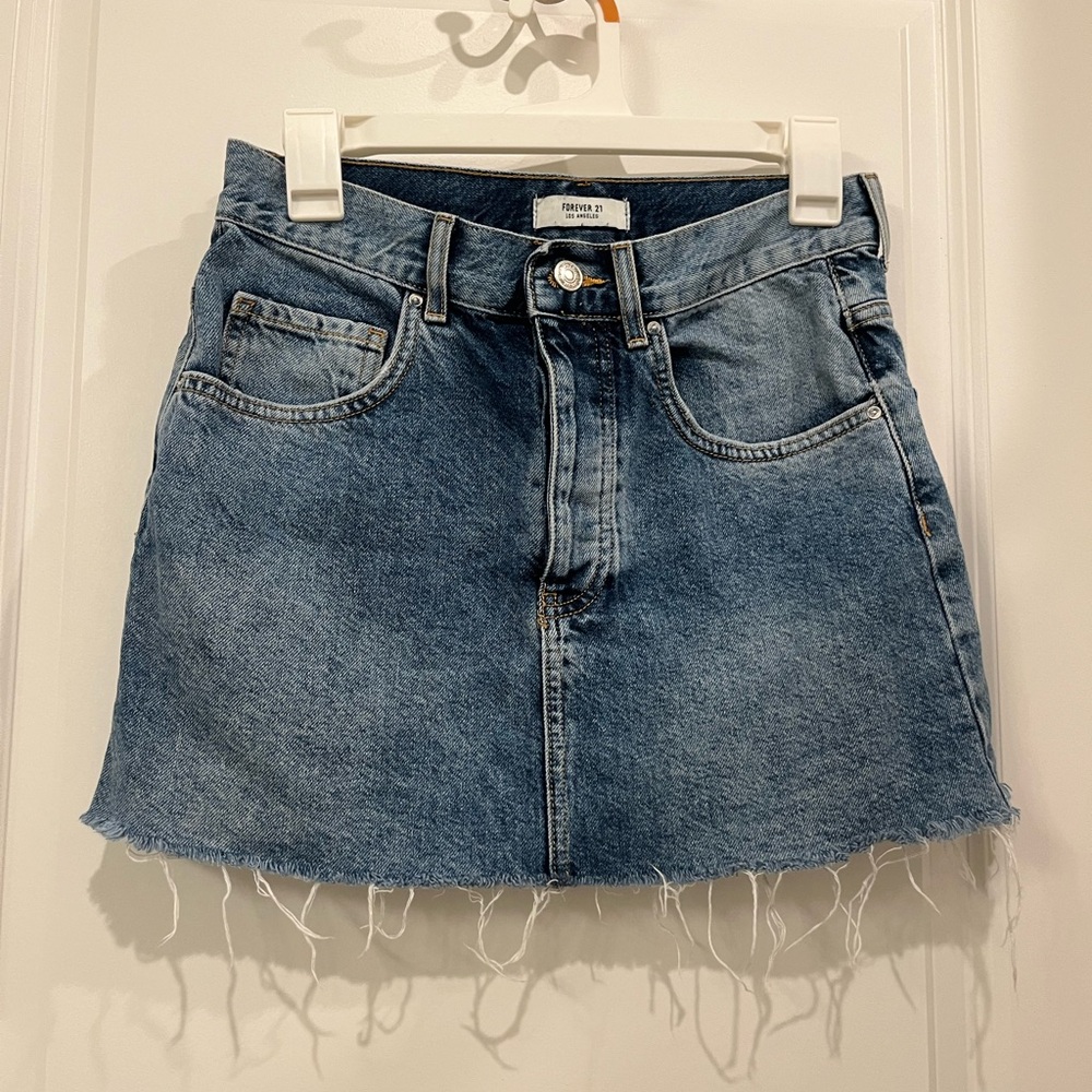 Forever 21 Jean Mini Skirt